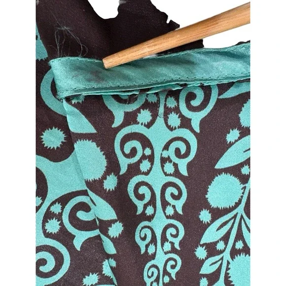 Vtg 90s Satin Babydoll Dress Sz S Empire Waist Mini Boho Y2K Silky Party‎ - Picture 6 of 6